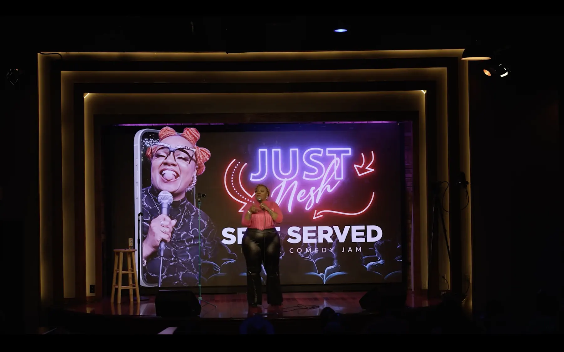 Self Served taping at the Chicago Improv