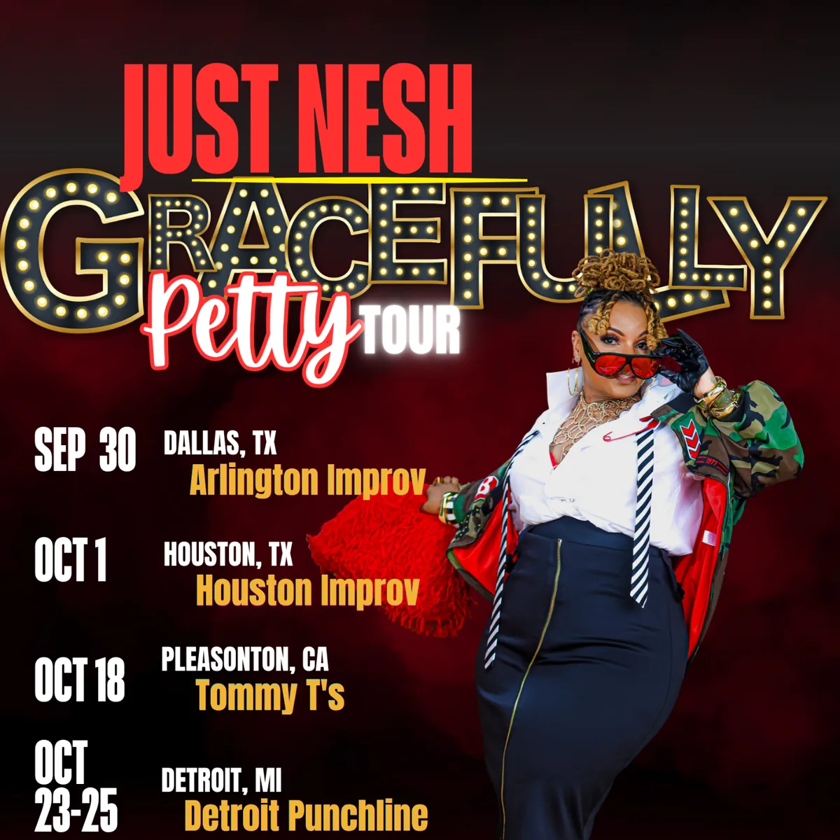 Gracefully Petty Tour poster